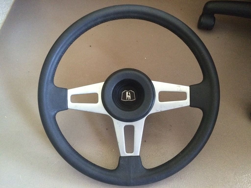FS Black 3 spoke Scirocco Steering Wheel